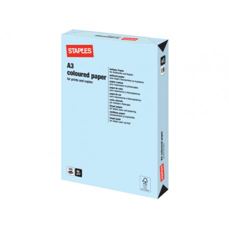 Papier SPLS A3 80g lichtblauw/pak 500v