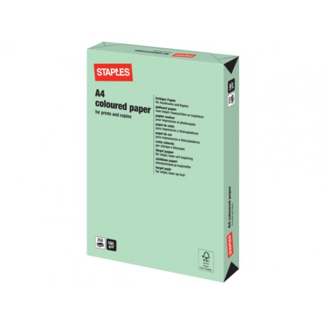 Papier SPLS A4 160g groen/pak 250v