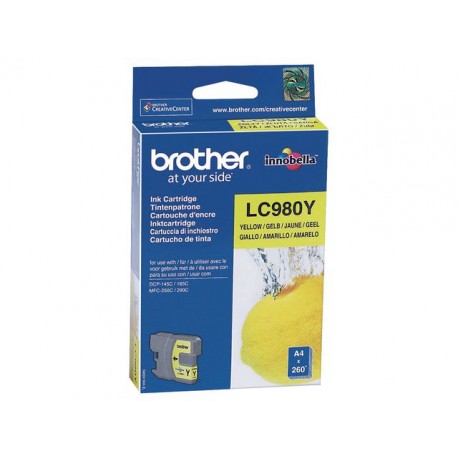 Inkjet Brother LC-980Y geel