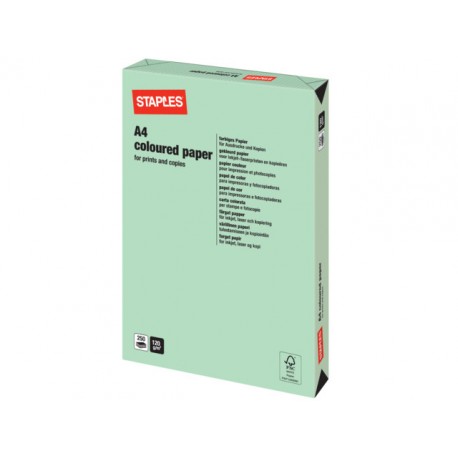 Papier SPLS A4 120g groen/pak 250v