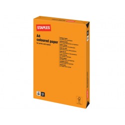 Papier SPLS A4 120g oranje/pak 250v