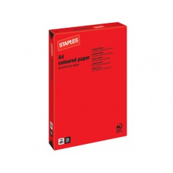 Papier SPLS A4 120g rood/pak 250v