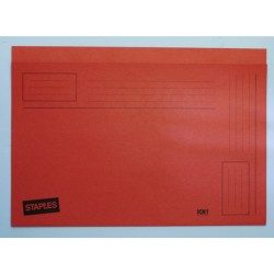 Vouwmap SPLS A4/folio zuurv. oranje/d100