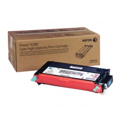 Toner Xerox Phaser 6280 6K HC cyan