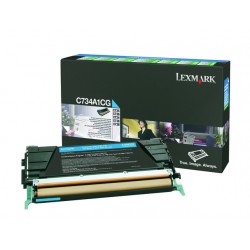 TONER LEXMARK C734/X734 CYAAN