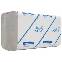 Handdoek Scott 1L 21,5x21cm wit/15x300