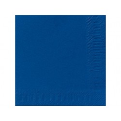 Servet Duni 33x33cm 3lgs d. blauw/pk125