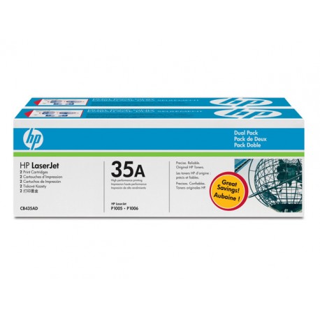 Toner HP CB435AD 2x1,5K zwart/doos 2