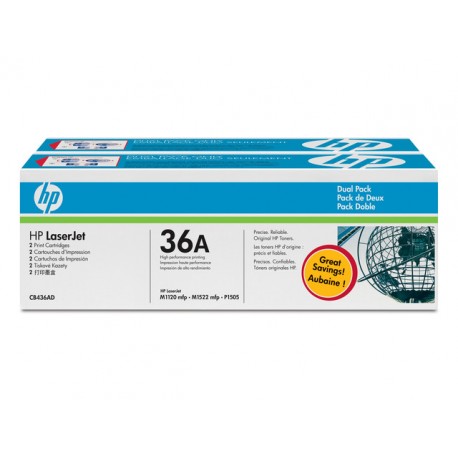 Toner HP CB436AD zwart /doos 2