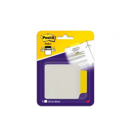 Index Post-It Note Strong geel/pak 10