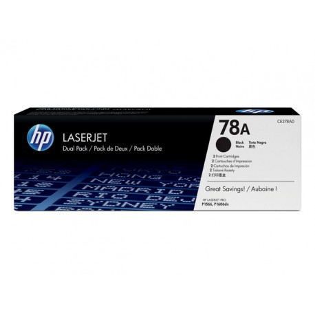 Toner HP CE278AD 2x2,1K zwart/ds 2