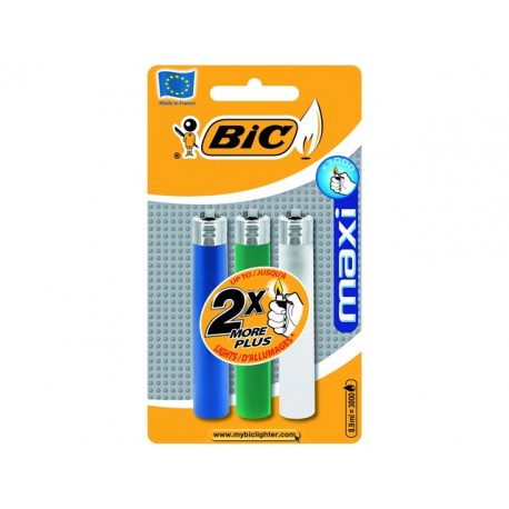 Aansteker BIC J26 Maxi assortie/blister3