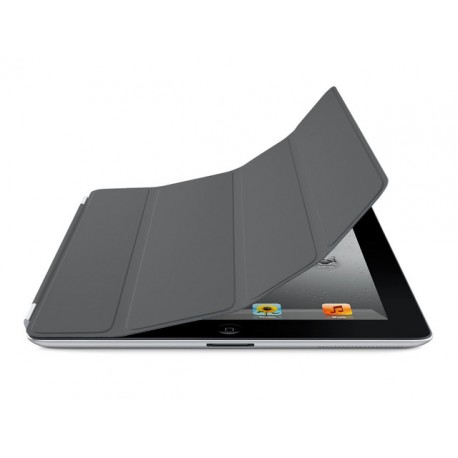 Cover Apple Smart iPad2/3 polyur.d.grijs