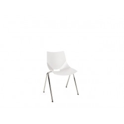 Kantinestoel Prof Chair 015 wit chr/6