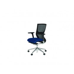 Bureaustoel Prof Chair 105 blauw/zwart