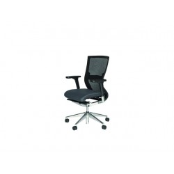 Bureaustoel Prof Chair 105 grijs/zwart