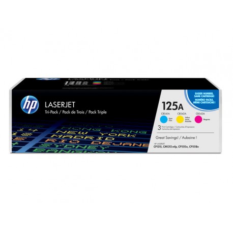 Toner HP CF373AM T125 cyan/mag/geel/ds3