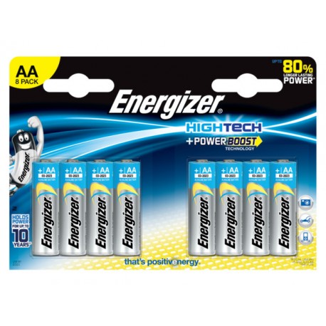 Batterij Energizer Hightech AA/Pak 8