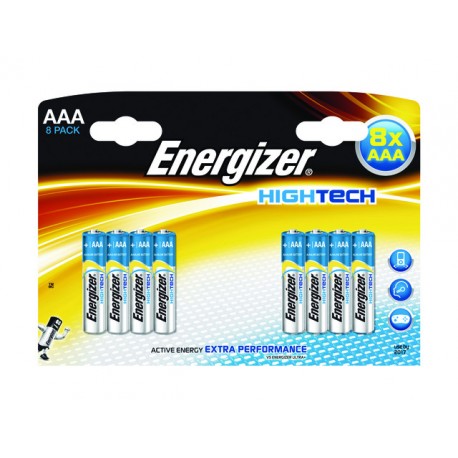 Batterij Energizer Hightech AAA/Pk 8