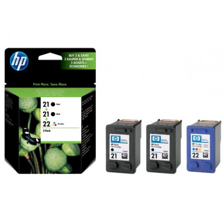 Inkjet HP SD400AE 21/21/22 zw/zw/kl/pak3