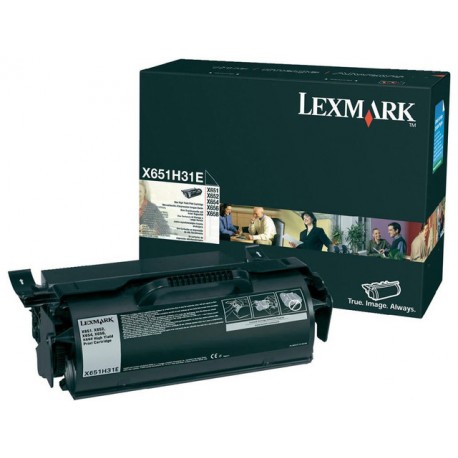 Toner Lexmark X651H31E 25K zwart