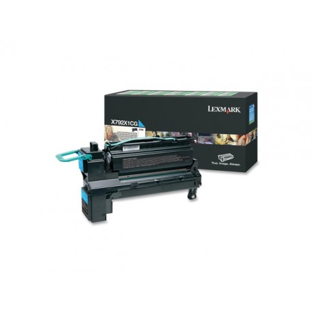 Toner Lexmark X792X1CG 20K cyan