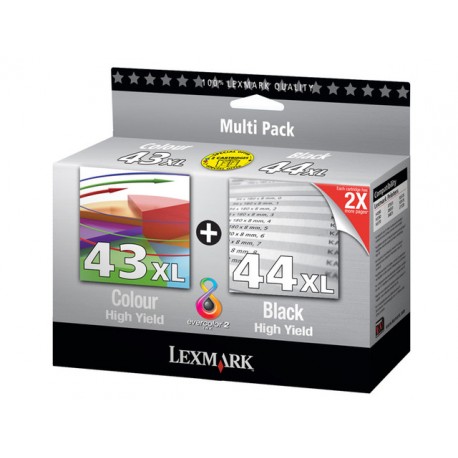 Inkjet Lexmark 80D2966 zwart/kleur/pak2