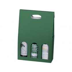 Geschenkbox 3fles 2g-krtn groen/pk20