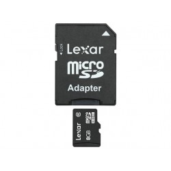 Geheugenkaart Lexar 8GB microSDHC+A/Cl10