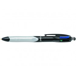 Balpen/Stylus BiC 4-kleuren Grip M