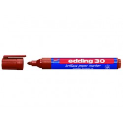 Permanent marker 30 1,5-3mm bruin/ds 10
