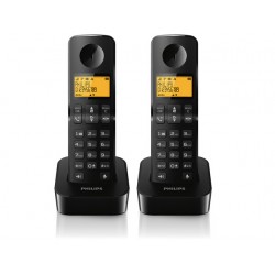 Telefoon Philips wireless D2102 zwart/2