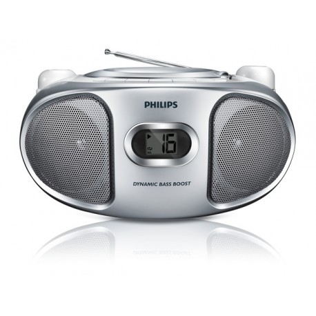 Radio Philips portable CD AZ105 silver