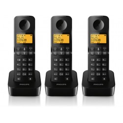 Telefoon Philips wireless D2103 zwart/3