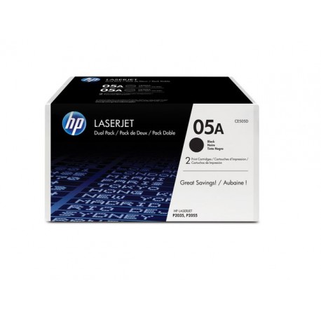 Toner HP CE505D zwart/doos 2