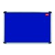 Prikbord nobo Elipse 60x45 vilt blauw