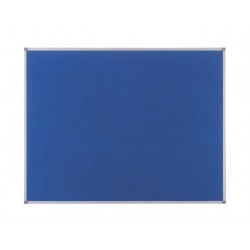 Prikbord nobo Elipse 120x90 vilt blauw