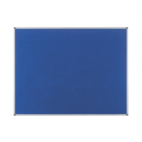Prikbord nobo Elipse 120x90 vilt blauw