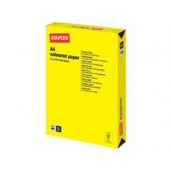 Papier SPLS A4 80g geel/pak 500v