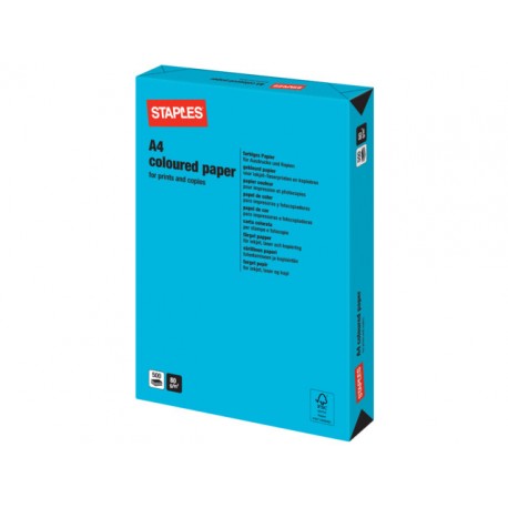 Papier SPLS A4 80g azuurblauw/pak 500v