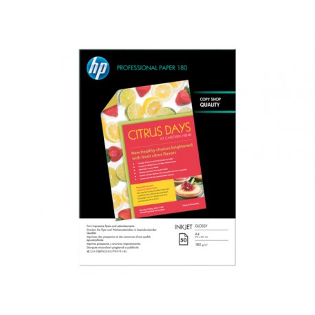 Papier HP A4 180g inkjet brochure/pk 50