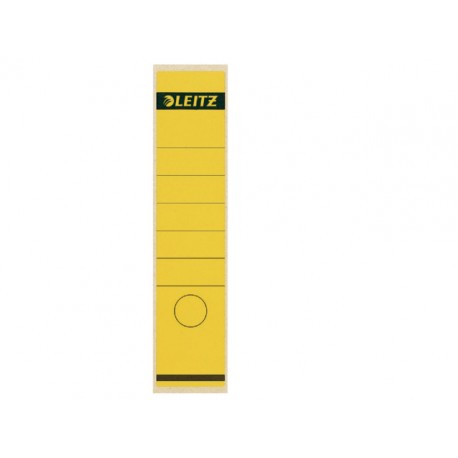 Rugetiket Leitz 1642 kort-breed geel/p10