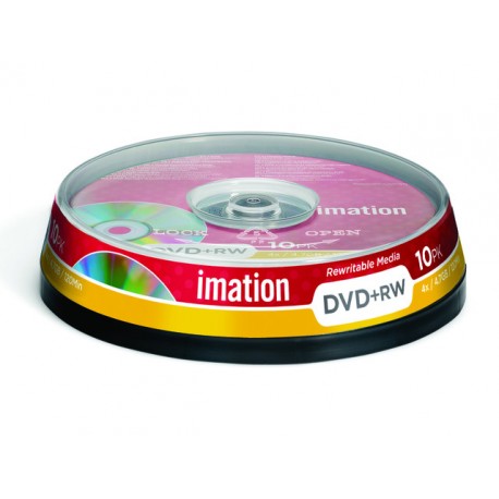 DVD+RW Imation 4.7GB spindle 4x/pak 10
