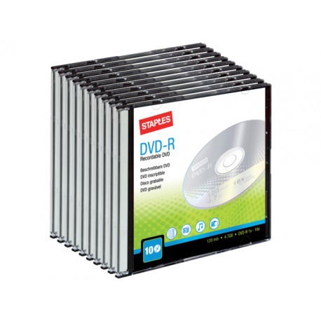 DVD-R SPLS 16x slimline/pak 10