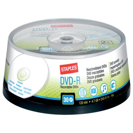 DVD-R SPLS 4.7Gb Printable/pak 30