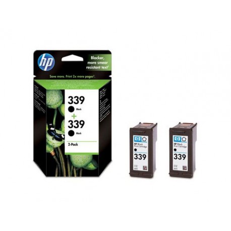 Inkjet HP C9504EE Nr. 339 zwart / pak 2