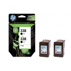 Inkjet HP CB331E Nr. 338 zwart / pak 2