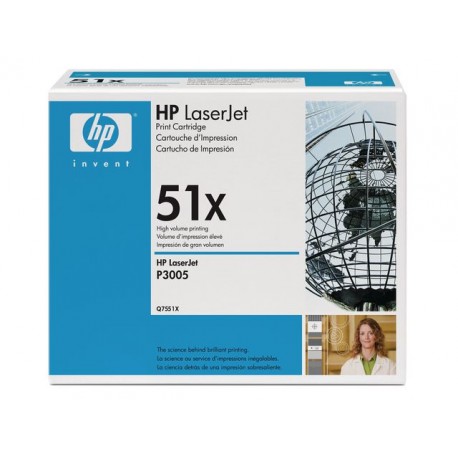 Toner HP Q7551X 13K zwart