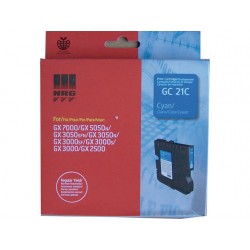 Gelcartridge Ricoh GC-21C GX3000 cyan
