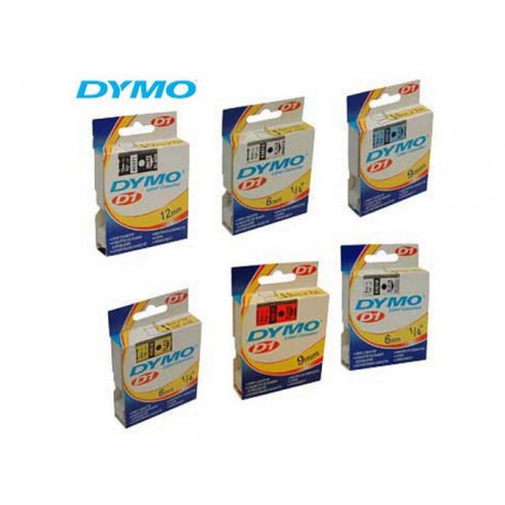 Tape Dymo 45016 12mm zwart/blauw